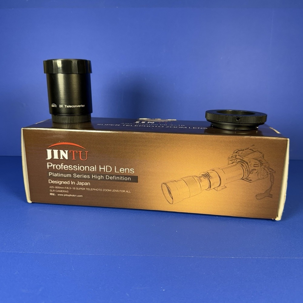 JINTU 420-800mm F/1.8 Telephoto Prime Fixed Full Frame Lens SLR Teleconverter‎